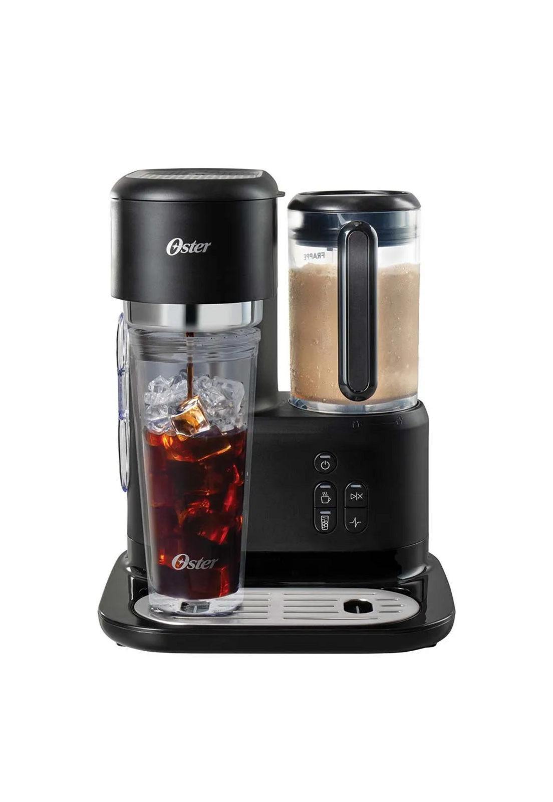 Cafetera Oster Frappe y Licuadora 3 Funciones 2186201 Negro